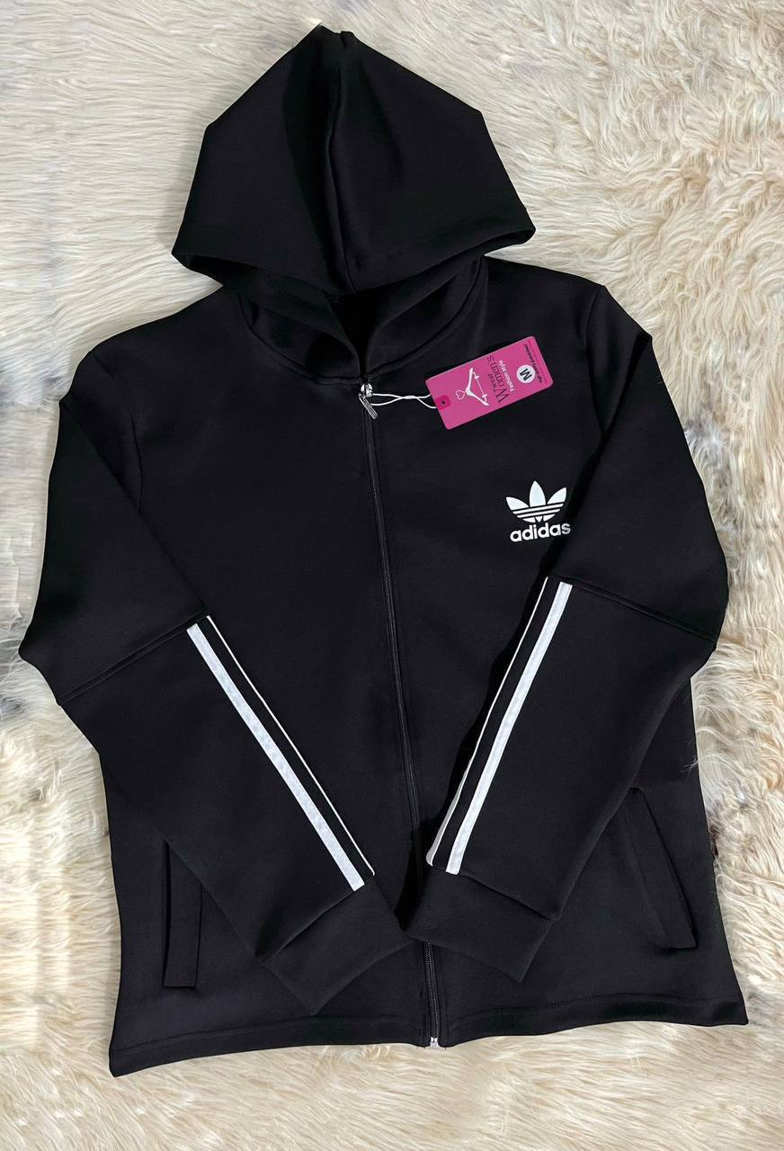 Full-Zip Sports Jacket – Nike & Adidas