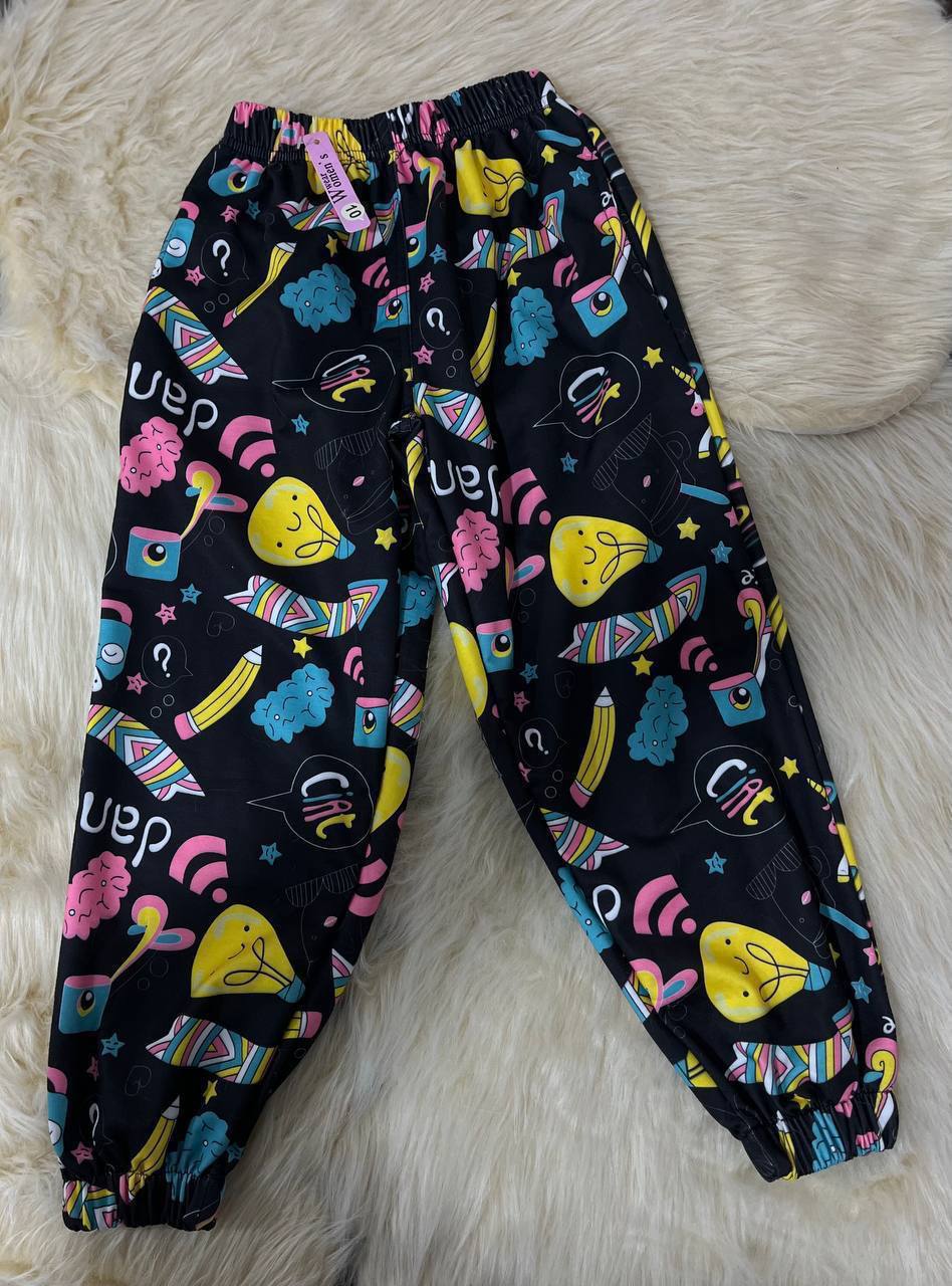 Kids Cotton Sweatpants – Fun Prints & Comfy Fit