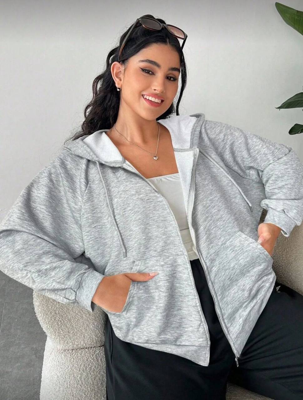 جاكيت شتوي قطن بسوستة - Winter Cotton Hoodie Jacket