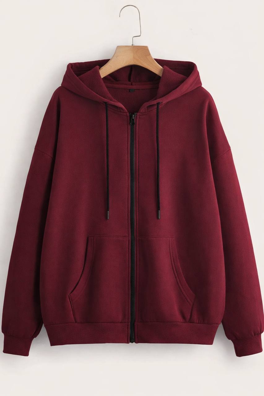 جاكيت شتوي قطن بسوستة - Winter Cotton Hoodie Jacket
