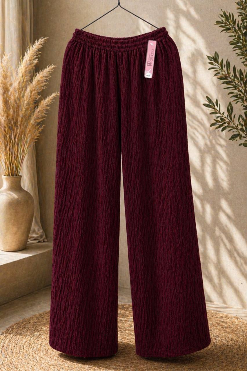 Crinkle Wide Leg Pants – Comfy Everyday Fit